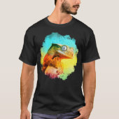 Weißer Gecko T-Shirt (Vorderseite)