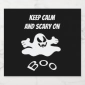 Weißer Geist Bierflaschenetikett (Einzelnes Label)