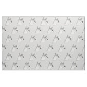 Weißer Geist Boo Stoff (Fat Quarter (45,7 x 55,9 cm))