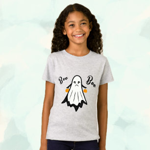 Weißer Geist mit Kürbis T-Shirt