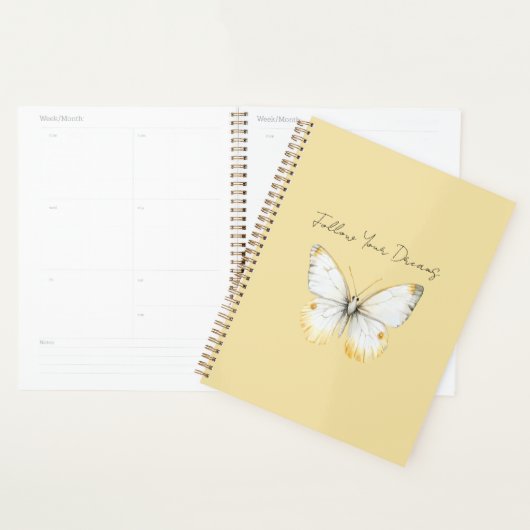 Weißer Gelber Schmetterling Planer (Anzeige)