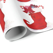 Weißer Geschenkpapier (Rolleneckpunkt)