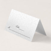 Weißer Glitzer | Faltkarten (Vorderseite)