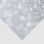 Weißer Glitzer Funkelnd Sparkle Sweet 16 Party Seidenpapier (Ausschnitt)