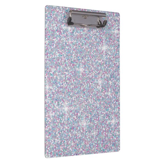 Weißer Glitzer Klemmbrett (Rechts)