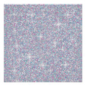 Weißer Glitzer Poster (Vorderseite)