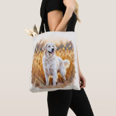 Weißer Golden Retriever Hund Tasche (Von Nahem)