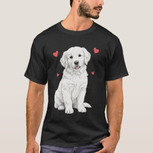 Weißer Golden Retriever, Weißer English Cream Gold T-Shirt