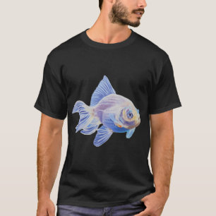 Weißer Goldfisch - Fischmalerei (ohne Hintergrund) T-Shirt