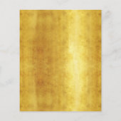 Weißer Goldgräber - moderne Party Einladung (Rückseite)