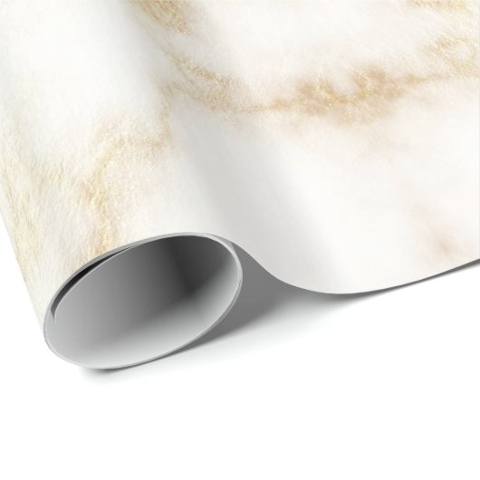 Weißer Goldvene-Marmor Geschenkpapier (Rolleneckpunkt)