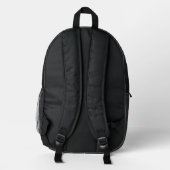 Weißer Golfball Bedruckter Rucksack (Rückseite)