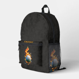 Weißer Golfball Bedruckter Rucksack
