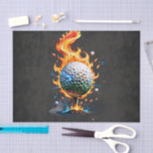 Weißer Golfball Seidenpapier (Handwerk)