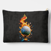 Weißer Golfball Zubehörtasche (Rückseite)