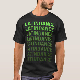 Weißer Gradient Lateinamerikanischer Tanz T-Shirt