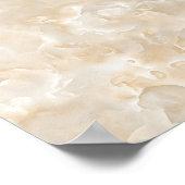 Weißer Granit Poster (Ecke)