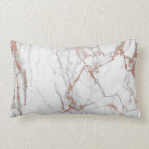 Weißer grauer rosa lendenkissen