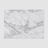 Weißer grauer silberner Glittermarmor des Seidenpapier (Vorderseite)