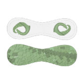 Weißer Grüner Herzdrache Baseball (Paneele)