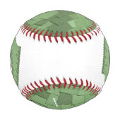 Weißer Grüner Herzdrache Baseball (Vorderseite)