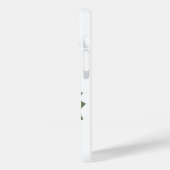 Weißer Grüner Herzdrache Case-Mate iPhone Hülle (Rückseite / Links)