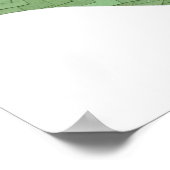 Weißer Grüner Herzdrache Poster (Ecke)