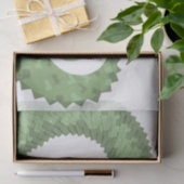 Weißer Grüner Herzdrache Seidenpapier (Geschenk)