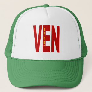 Weißer/grüner Trucker VENETO SPORT ITALIEN Truckerkappe