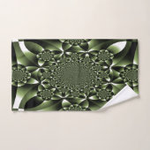Weißer Grünwaldleaf Badhandtuch Set (Handtuch)