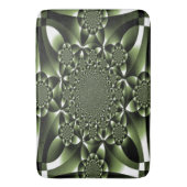 Weißer Grünwaldleder Petals Bath Mat Badematte (Vorderseite Vertikal)