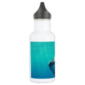 WEISSER HAI 1 EDELSTAHLFLASCHE (Links)