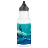 WEISSER HAI 1 EDELSTAHLFLASCHE (Rechts)