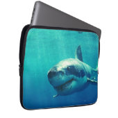 WEISSER HAI 1 LAPTOPSCHUTZHÜLLE (Vorne Rechts)