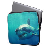 WEISSER HAI 1 LAPTOPSCHUTZHÜLLE (Vorderseite Links)