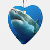 WEISSER HAI 3 KERAMIK ORNAMENT (Links)