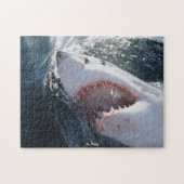 Weißer Hai auf See Puzzle (Horizontal)