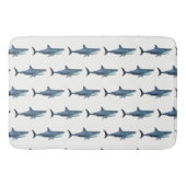 Weißer Hai Badematte (Vorderseite)