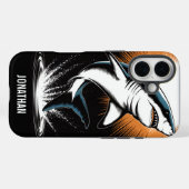 Weißer Hai Case-Mate iPhone Hülle (Rückseite (Horizontal))