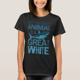 Weißer Hai Größter Raubfisch Mein Geist T-Shirt