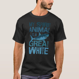 Weißer Hai Größter Raubfisch Mein Geist T-Shirt