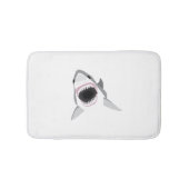 Weißer Hai - Haifisch-Angriff Badematte (Vorderseite)