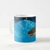 Weißer Hai Kaffeetasse (Vorderseite Links)