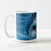 Weißer Hai Kaffeetasse (Links)