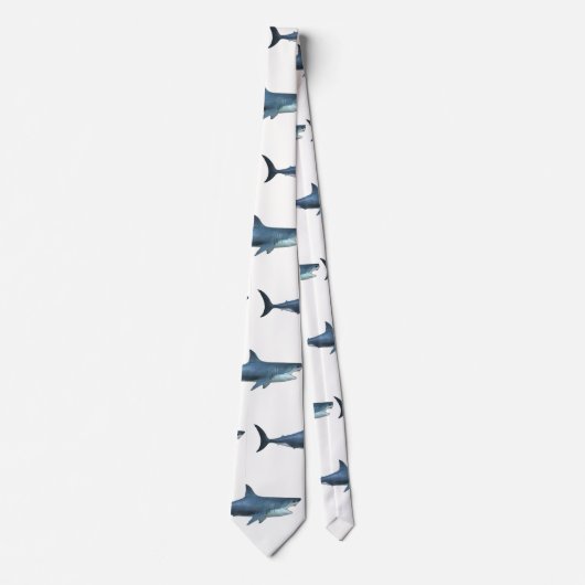 Weißer Hai Krawatte (Vorderseite)