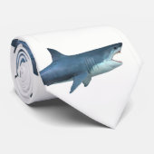 Weißer Hai Krawatte (Gerollt)