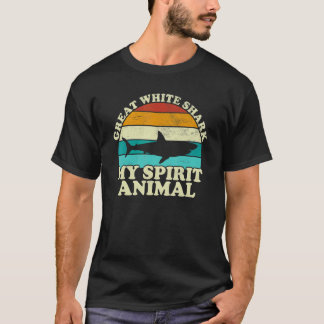 Weißer Hai Mein Seelentier  Vintage Fisch F T-Shirt