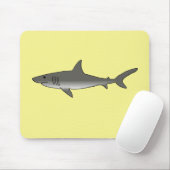 Weißer Hai Mousepad (Mit Mouse)