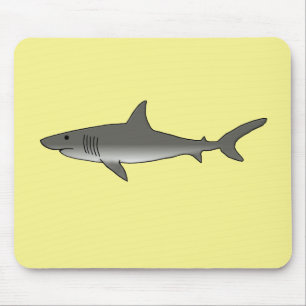 Weißer Hai Mousepad