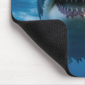 Weißer Hai Mousepad (Ecke)